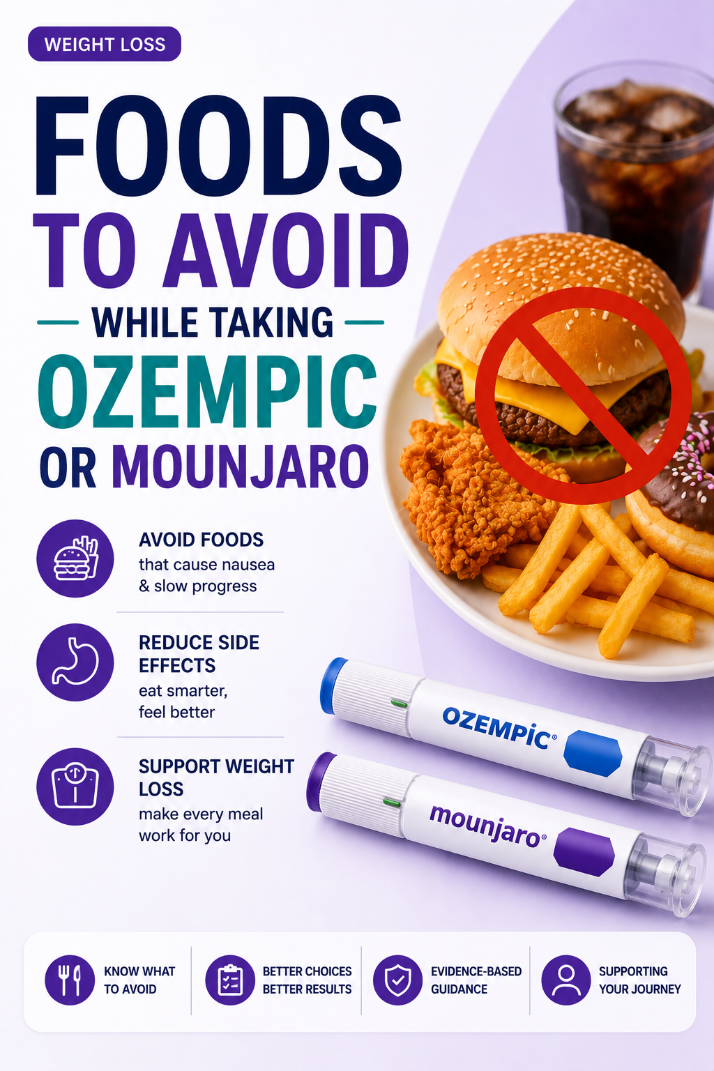 foods to avoid while taking tirzepatide 7 Ozempic RIGHT NOW (By Doctor) Weight loss injections: Foods to