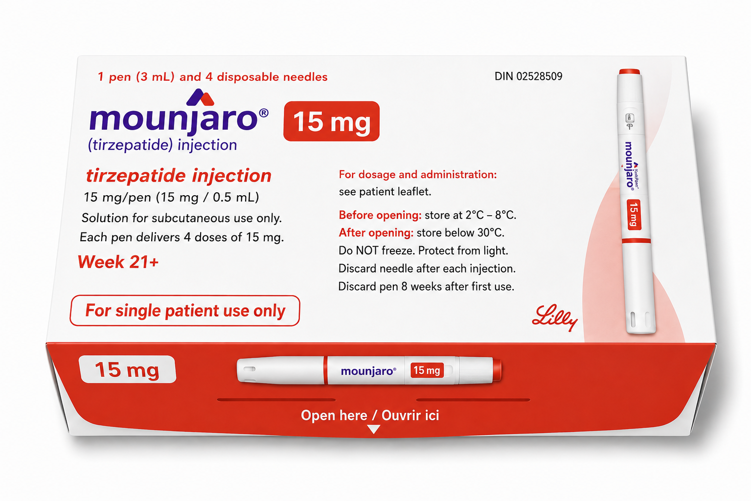 Mounjaro Pen – Tirzepatide 15mg Mounjaro